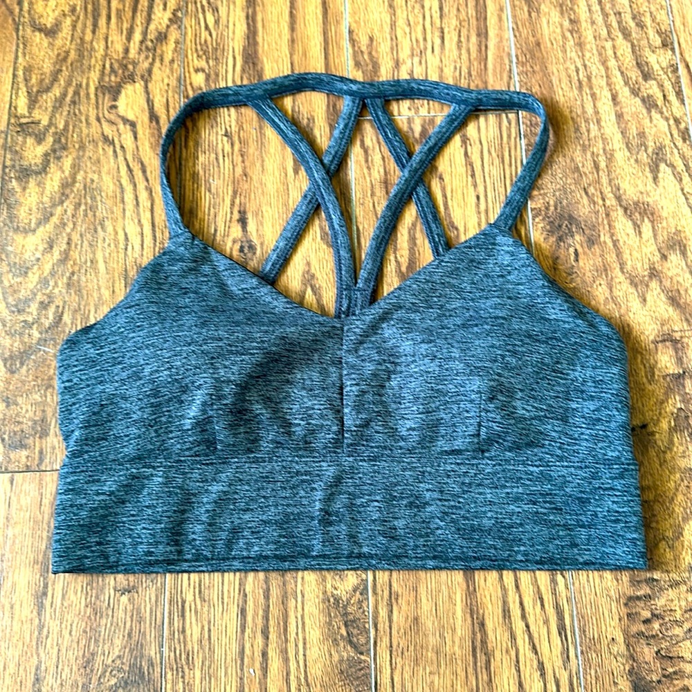 NWOT Joy Lab Sports Bra padded strappy back size medium athletic yoga running